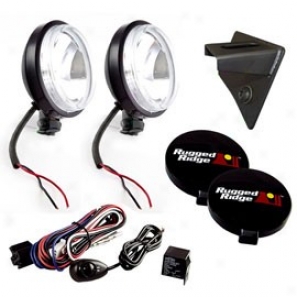 Tempestuous Ridge (5-piece) Windshield Light Mount Kit With Slim Fog Lights