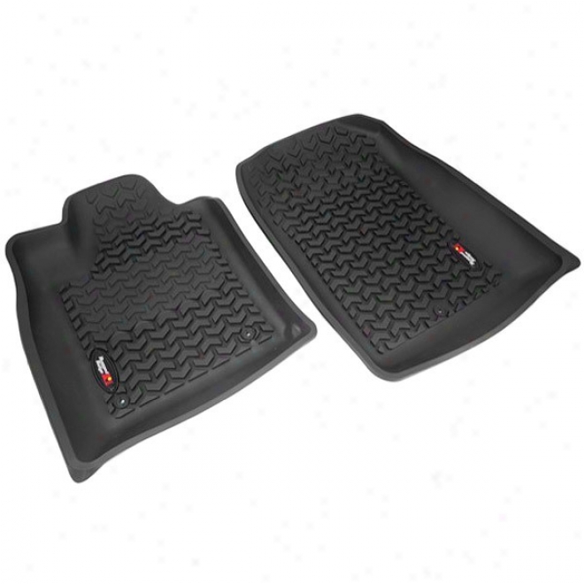 Rugged Ridge, All Terrain, Front Floor Liners, Pair, Black