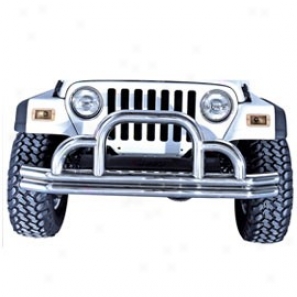 Rugged Ridge Front Defender Bumper Stainless Steel