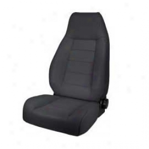 Rugged Ridge Front Seat Factory Sttle Replacement With Recliner Black Denim
