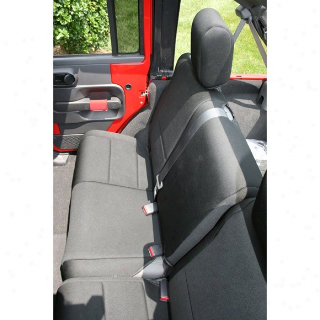 Rugged Ridge Neoprene Rear Seat Cover Black