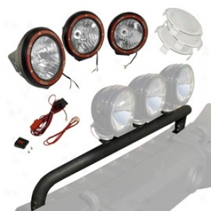 Rugged Ridge - Off Roadstead Hid Fog Light Kit With Front Mounted Bumber - Lignt Bar (10 Piece Set)