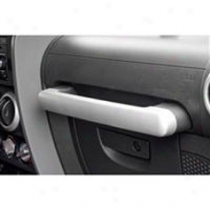 Rugged Extended elevation Rear Door Handle Trim Chrome Pair