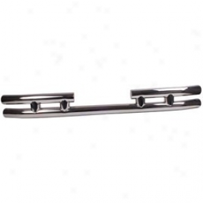 Rugged Ridge Tubular Rear Bumper Without Hitch Stainless Steel