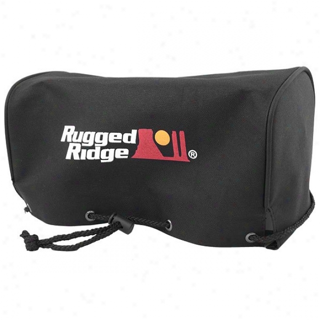 Rugged Ridge Winch Cover Black