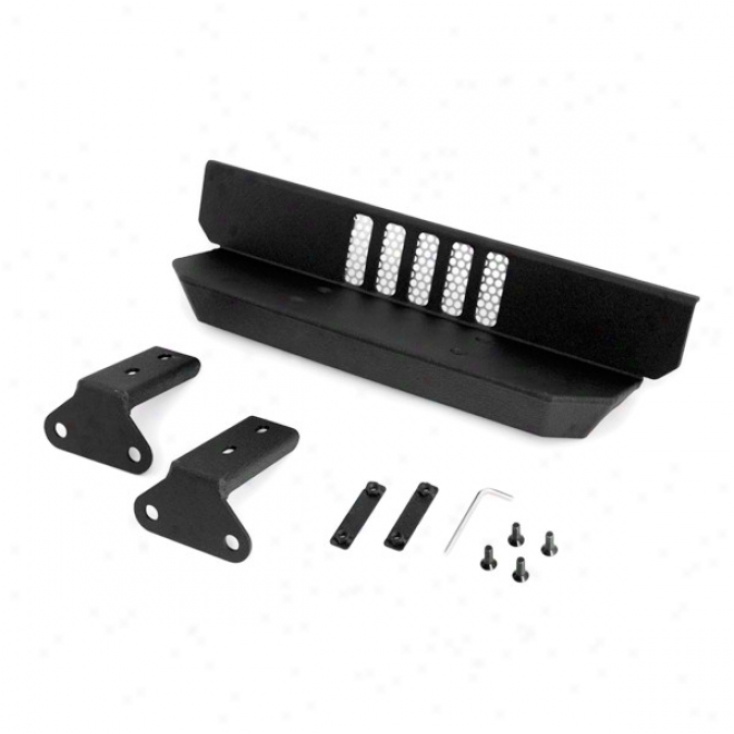 Rugged Ridge Xhd Rear Alumi Bumper Pod Ctenter Step & Plate For Xhd Rear Bumper