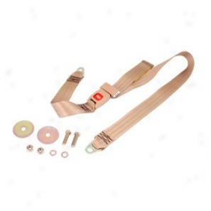 Seat Belt 60-inch, Lap Belt, Tan, (front Or Rear)