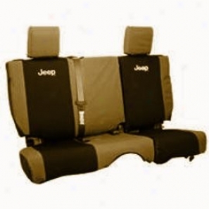 Seat Cover, Rear Khaki / Black