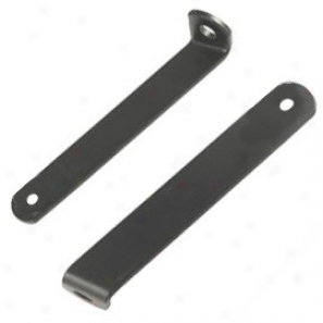 Seatbelt Extension Brackets, Black Powdercoat, Mirrored Pair