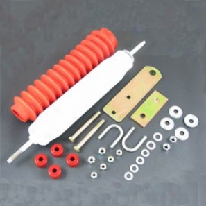 Single Steering Stabilizer Kit With Red Boots