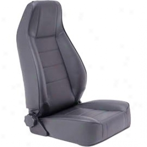 Smittybilt Factory Replacement Seat With Recliner Gray Denim