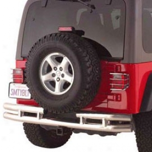 Smittybilt Tubular Raise Bumper With Hitch Stainless Steel