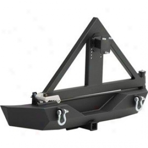 "smittybilt Xrc Reat Bumper With 2"" Receiver Hitch & Swing Away Tire Carrier"