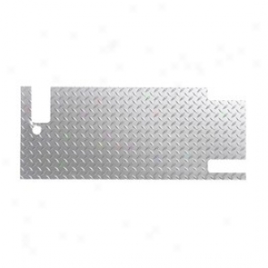 Tailgate Cover (center Only -F or Use With 3rd Brake Light Kit) Polished Aluminum Warrior