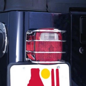 Taillight Guard, Rear Euro Stainless Steel