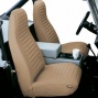 Bestop Seat Cover Hi Back Bucket Pair Tan