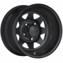 "black Rock Steel Wheel 929 Biadk Jack Matte Black 15x10""- 5x5.5 Bolt Pattern Back Spacing 4"""