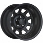 "black Rock Steel Wheel 942 Type D 16x7"" 5x5 Bolt Pattern Back Spacing 4"""