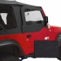 Rugged Ridge Door Skins, Diamond Black (pair)