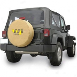 Tire Cover Wp Logo Tan Vnyl