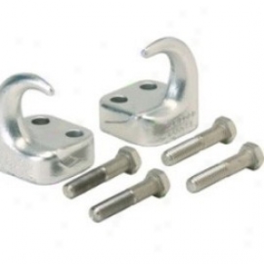 Tow Hook,  Front Chrome (pair)