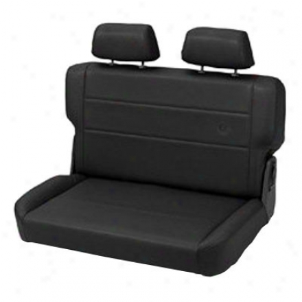 Trailmax Ii Plait & Disturb Rear Bench Seat Vinyl  Black