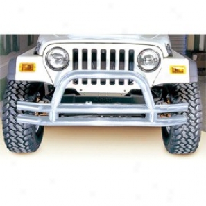 Tubullar Front Bumper W/hoop Stainless Steel