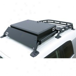 Tuffy Security Products Roof Rack Aluminum Lockbox Black