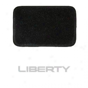 Ultimat Floor Mats 4 Piece Set Black Mats Front With Silver 4x4 Logo,  Rears No Logo, & Without Driver's Left Foot Rest