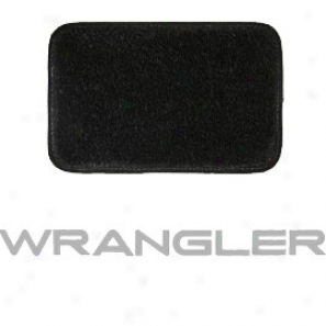 Ultimat Cover with a ~ Mats 4 Piece Set * Black With Silver Wrangler Logo