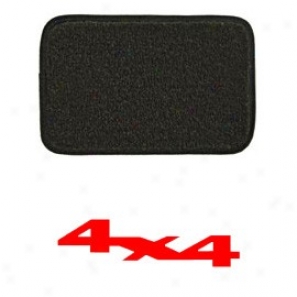 Ultimat Floor Mats 4 Gun Set * Graphite With Red 4x4 Logo