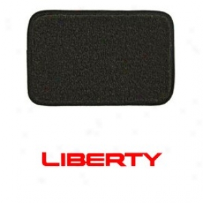 Ultimat Floor Mats 4 Piece Set * Graphite With Red Liberty Logo & Without Driver's Left Foot Rest