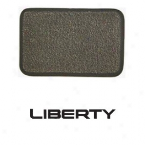 Ultimat Floor Mats 4 Piece Set Sand Grey Mats Front With Black Liberty oLgo, Rears No Logo, & Driver's Left Foot Rest.