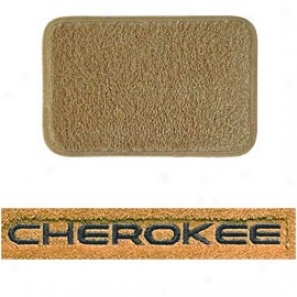 Ultimat Floor Mats Front Pair Antelope With Black Cherokee Logo