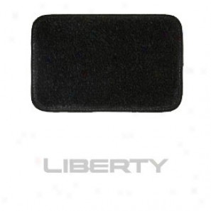 Ultimat Floor Mats Face Pair Black With Silver Liberty Logo Without Driver's Left Add a ~ of  Rest
