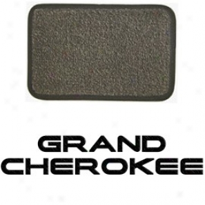 Ultimat Floor Mats Front Suit Sand Grey With Black Grand Cherokee Logo