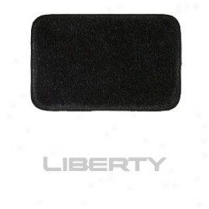 Ultimat Rear Cargo Mat Black With Silver Liberty Logo & By the side of Or Without Driver's Left Foot Rest