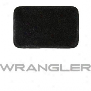 Ultimat Rear Cargo Mat Black With Silver Wrangler Logo