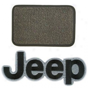 Ultimat Rear Cargo Mat Sand Grey With Black Jeep Logo