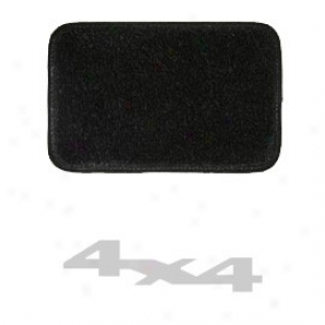 Ultimatt Rear Small Cargo Mat Black With Silver 4x4 Logo