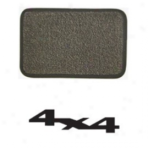 Ultimat Rear Standard Cargo Mat Saand Grey With Black 4x4 Logo