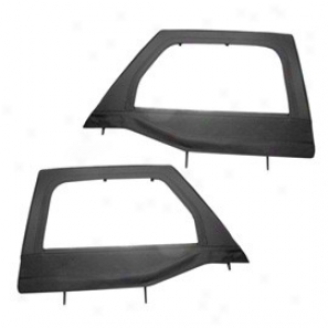 Upprr Soft Doors, Front Pair, Black