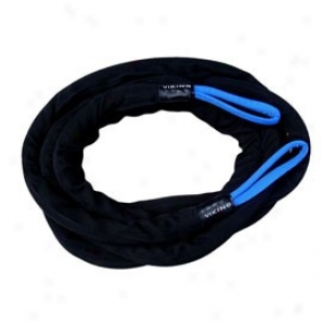 "viking Offroad 20' Heavy Duty Tackle Line (7/16""/11mm) Black Cordure Cover, Polyester Cushion, Dyneema Core"