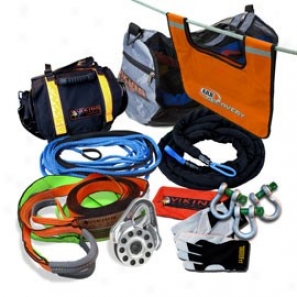 Viking Offroad Overalnd Recovery Kit Heavy With Grey Bag And Large Size Gloves.