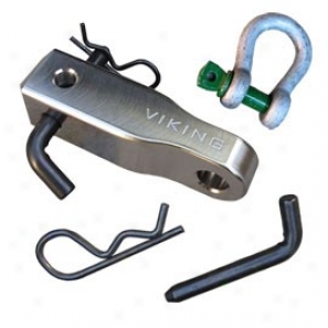 "viking Offroad Recovery Hitch Kit Cnc Machined Nickel Plated With 3/4"" Rated"