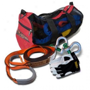 Viking Offroad Starter Recovery Kit With Red Bag And Intervening substance Gloves