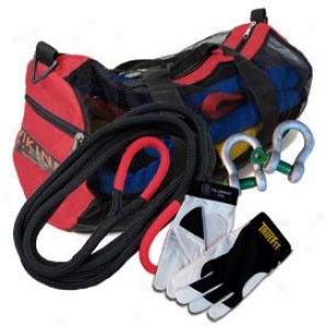 Viking Offroad Ultralight Recovery Kit Red Bag With Medium Gloves