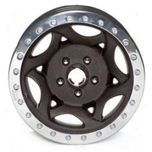 "walker Evans 15x8"" Beadlock Racing Wheel Wrinkled Black - 5x5 Bolt Pattern Back Spacing 4.5"""