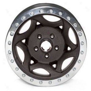 "walker Evans 15x8"" Beadlock Racing Wheel Rugose Black - 5x5 Bolt Pattern Back Spacing 4.75"""