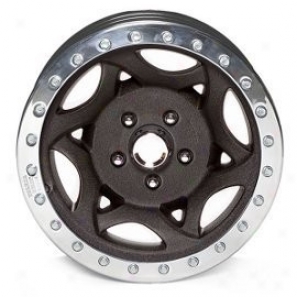 "walker Evans 15x8"" Beadlock Racing Wheel Wrinkled Black - 5x5 Bolt Pattern Back Spacing 3.75"""